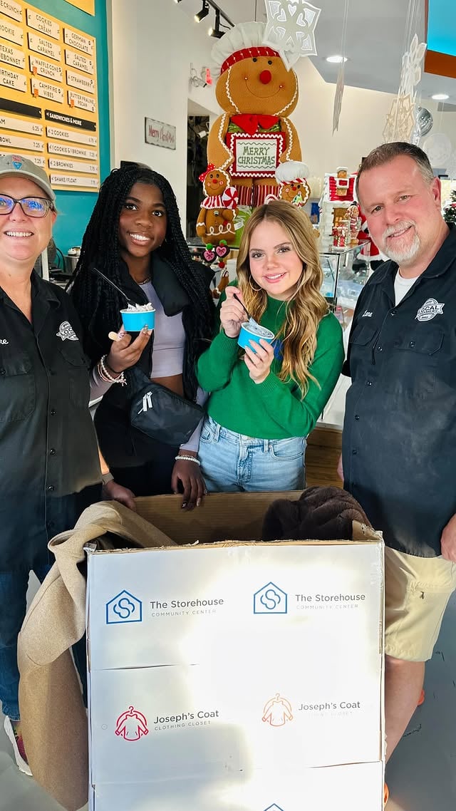 🍦We need YOUR help!🍦Local Creamery is teaming up with Isabella and Bailey to launch a COAT DRIVE benefiting Joseph’s Coat Clothing Closet! 🧥💗🍦Bring a new or gently used jacket or coat (all sizes welcome) to Local Creamery and receive a FREE scoop of our delicious ice cream! This offer applies to both the Plano and Murphy locations. 🍦JOIN US on December 8th from 3 PM to 5 PM at the Plano Local Creamery for a special MEET & GREET with Isabella and Bailey! Bring a coat, get a scoop, and support our local community!Follow us:@localcreamerytx @isabellaklein__ @bailey.dance @thestorehousecc #localcreamery #localcreameryplano #localcreamerymurphy #coatdrive #givebacktothecommunity #kidswhocare #letsgiveback #localcoatdrive #smallbusinesssupport by @isabellaklein__