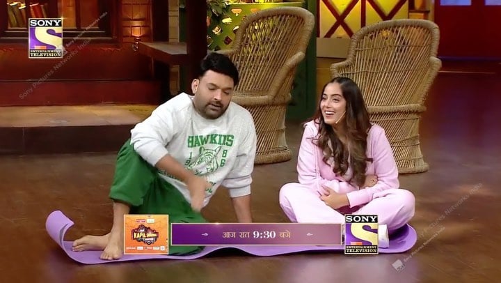 Tonight 💕 at 9.30pm!..Posted @withrepost • @sonytvofficial Aaj raat 9:30 baje, Sony par #TheKapilSharmaShow mein #Maharani ki team ke saath hurdang machhaaya Kappu ke mohalle walon ne!❤️😉 by @srishtyrode24