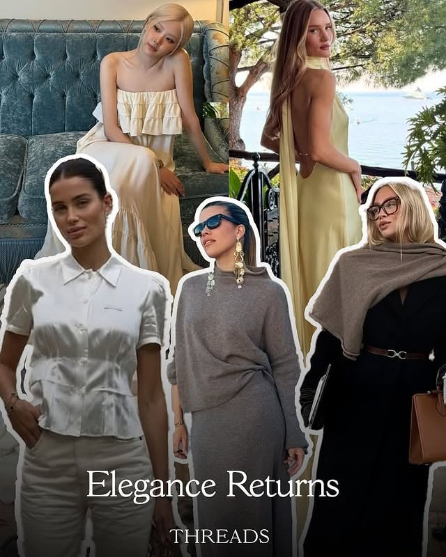 “Ugly” fashion begone, beauty is back and we’re here for it. You?🔎: Elegant styling, elegance, style inspo, influencer styling, red carpet looks, threads styling by @threadsstyling