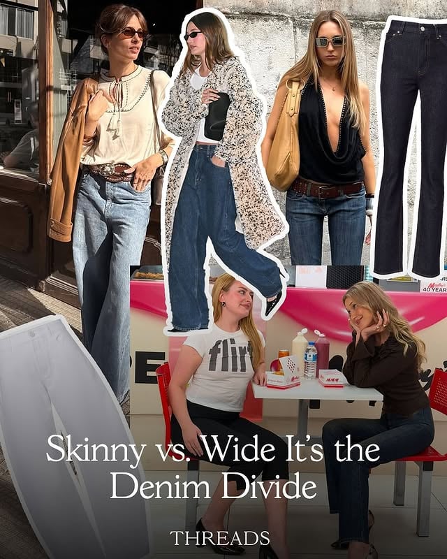 Pick your side 👖🔎: New season denim, denim, jeans, personal shoppers, threads styling, style inspo by @threadsstyling