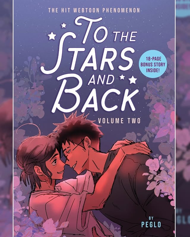 I can finally show you gremlins the cover for TTSAB Volume 2! Ahhh, it will release next year May 26, however pre-orders for Vol2 are open now (link in bio) ⭐️ ALSOOO Volume 1 FINALLY releases in 2 weeks ⭐️🎉#myart #ttsab #tothestarsandback #graphicnovel #comic #lgbtq #webtoon #drawing #art #illustration by @pegl0