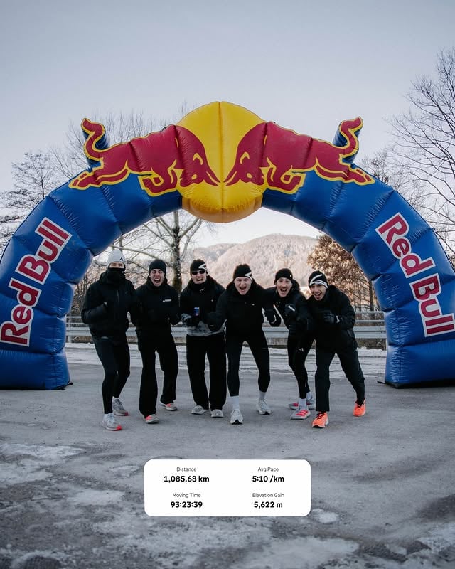 We ran Germany 🇩🇪 6 athletes, nearly 1’100 km and one goal: to run across Germany in under 96 hours, from north to south.One person was always on the road. Dark moments, incredible highs and even lower lows, the past few days have been an emotional rollercoaster. Teamwork and mental strength carried us through in 93:23:39.We still can’t fully describe what we’ve done, and it’ll take time to process it all. But one thing’s for sure: the company makes worth the ride.Big thanks to @redbullgermany and @garmindach for making this possible and believing in us. Documentary is coming out mid December so stay tuned. 👌🏼 by @domi.hmn