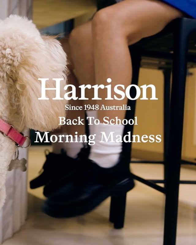 Excited to finally share this little snapshot of our real back-to-school mornings. Loved filming this fun, relatable video with @harrisonshoes, available at @shoesandsoxau . Here’s to the organised chaos that comes with the school year! PS: make sure you get into Shoes & Sox stores for 20% off school shoes. #ad by @candywarner1
