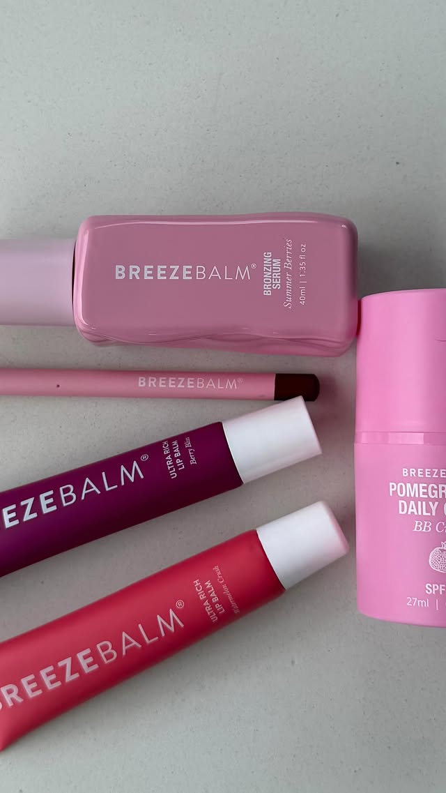 Get ready with me using my new favourite products from @breeze.balm gives skin the most perfect glow 🤍 by @alexandrajolly_