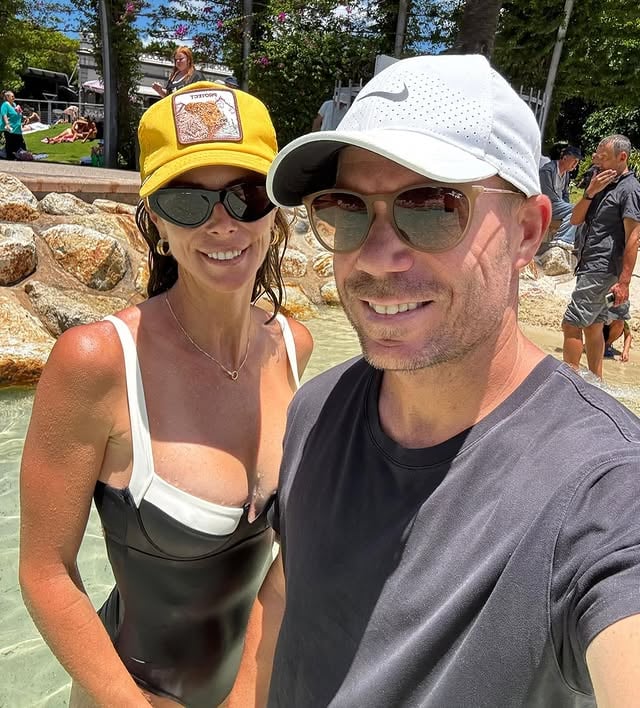 Happy Valentine’s Day my love. @davidwarner31 life would be pretty boring without you. I love you and I adore you. ❤️💋 by @candywarner1