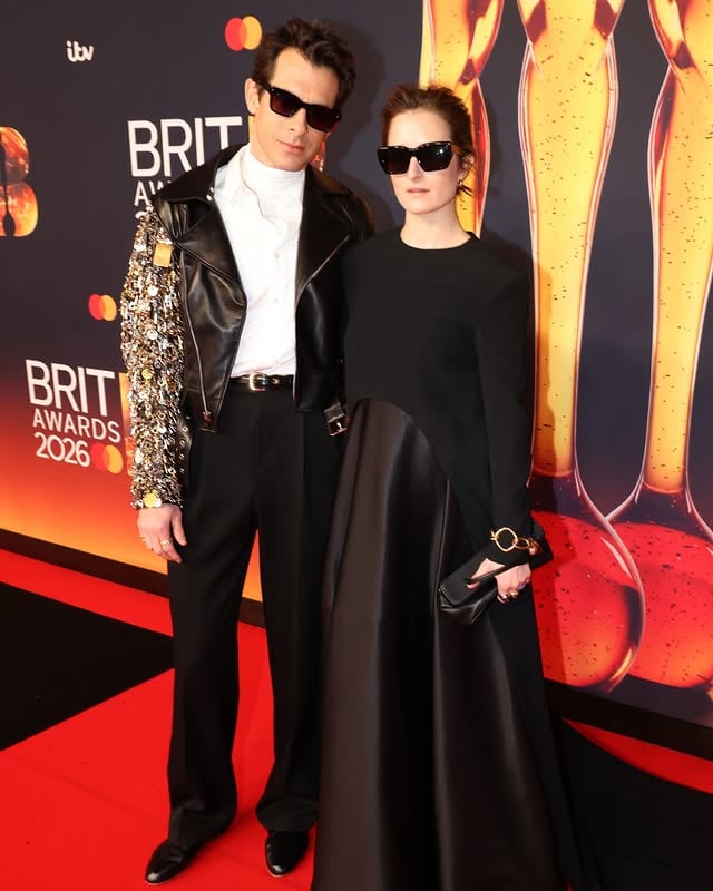 celebrating my love winning the outstanding contribution to music award at the Brits. very, very proud wife. thank you @celine