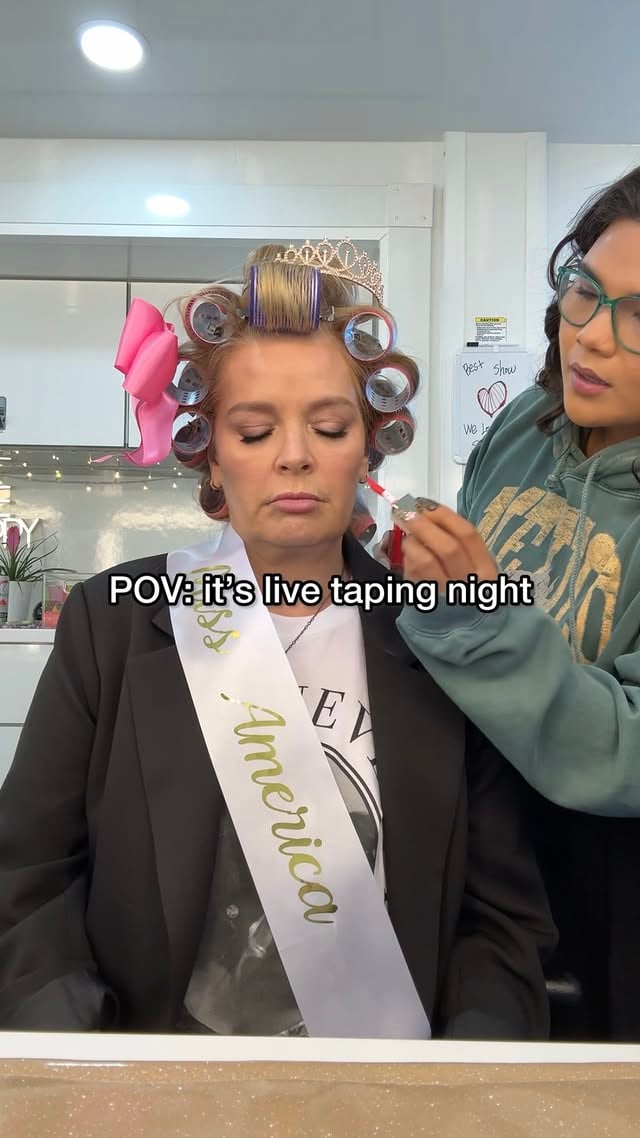 A lot of prep goes into a Happy's Place taping. 💅 by @melissapeterman