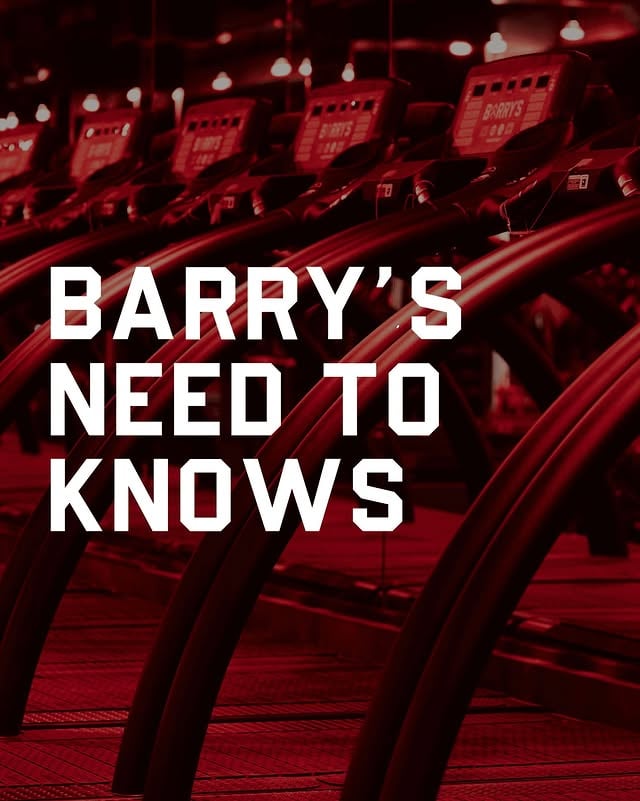Barry’s 101 🚨 💪 What to know. What to expect. How to win. by @barrysuk