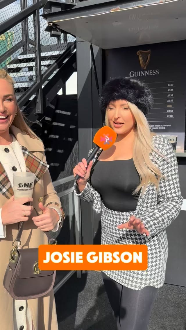 We think these two need their own show 📺 Always lovely to see the beautiful Josie Gibson 🧡#RacedayTV by @eljonesuk