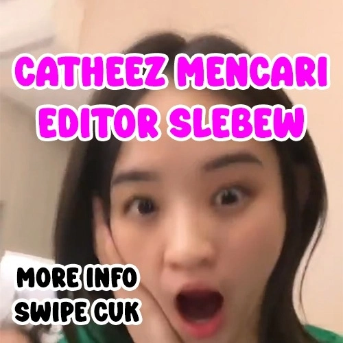 Halo Gais, buat kalian yang berminat untuk jadi editor Catheez bisa di coba ya gais.. #videoeditor #lokervideoeditor #loker #lokerdesain #lokercreative by @bocilcatheez