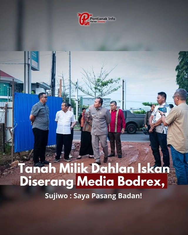 PONTIANAKINFO.COM, KUBU RAYA – Polemik pembangunan di lahan milik mantan Menteri BUMN Dahlan Iskan di Jalan Arteri Supadio, KUBU RAYA, mendapat perhatian serius setelah muncul pemberitaan yang menyebut proyek tersebut ilegal dan tanpa izin. baca berita selengkapnya pontianakinfodisway.id#pontianakinfodisway #pontianakinfo #pontianakdisway #diswaynews by @pontianakinfo.disway.id