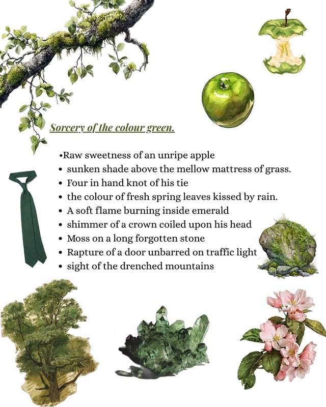 I love the colour green by @tee_.writes