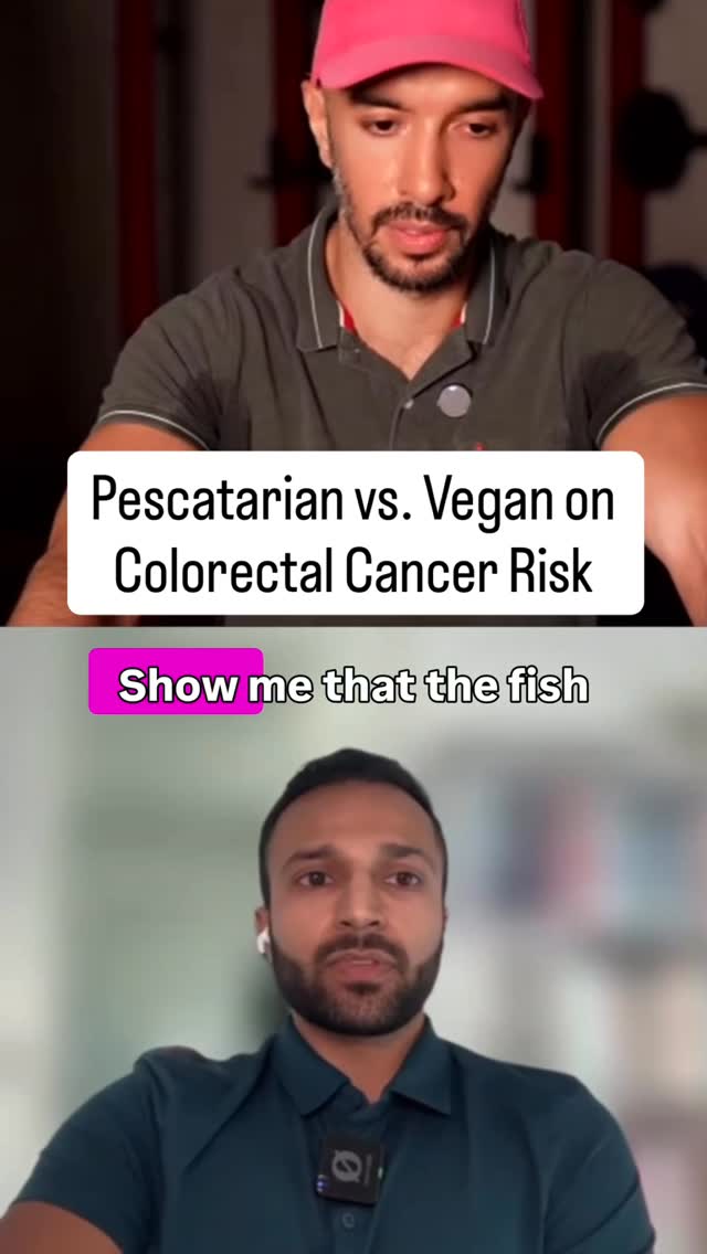 So @docduggal and I finally sat down for a debate on whether plant-exclusive diets and you can watch the full debate on YouTube NOW!Watch here: https://www.youtube.com/live/No0ACNgK5cI?si=qy0I0aoGg4GtOijJ#vegan #pescatarian #cancerprevention #plantbased #nutrition