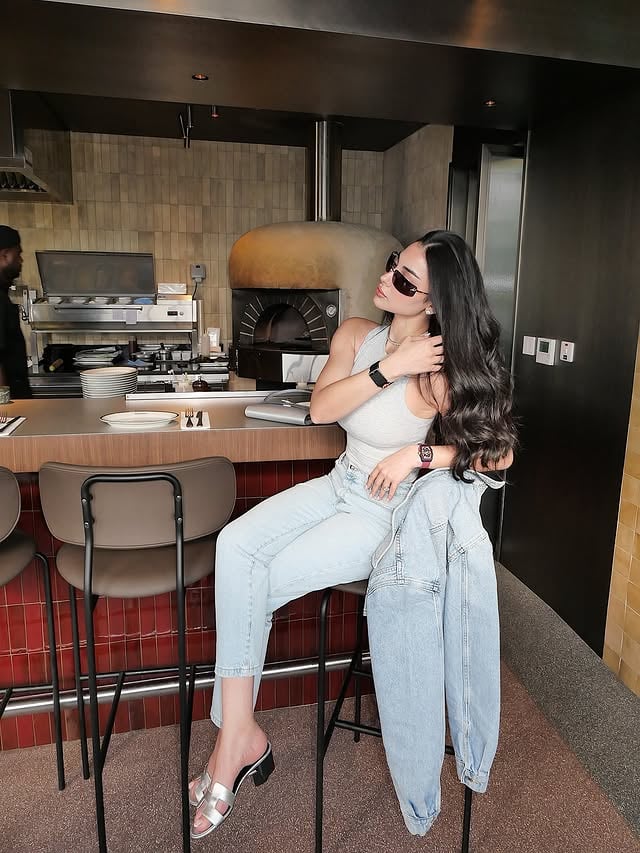 just outside being cute.. 🧜🏻‍♀️🩵 by @zainabalalwan_