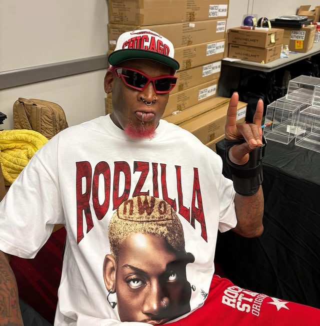 ARE YOU READY 🪱🪱🪱RODZILLA ON THE WAY 🔥N.W.O. #halloffame #nwo @rodmanapparel by @dennisrodman