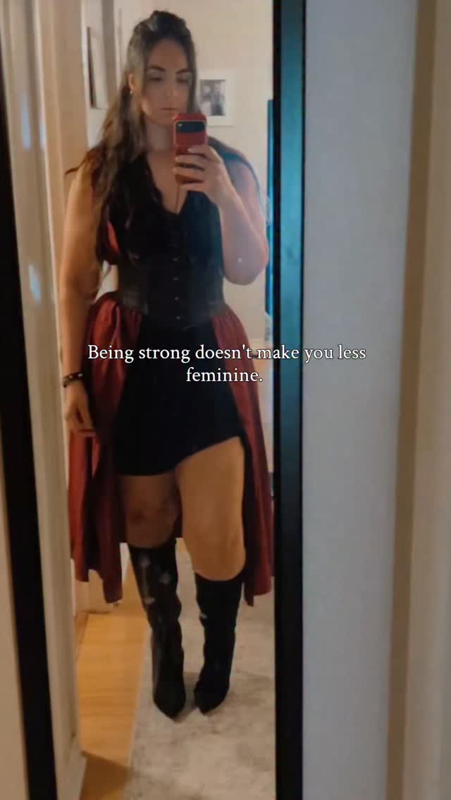 Resistance training is part of being a healthy human. It's so important for healthy bones and movement as we age! 🙌💪⚔️ Don't be caught with a broken hip if you can help it! And you can still slay 💅 just in more ways ⚔️💪 by @allytheamazon