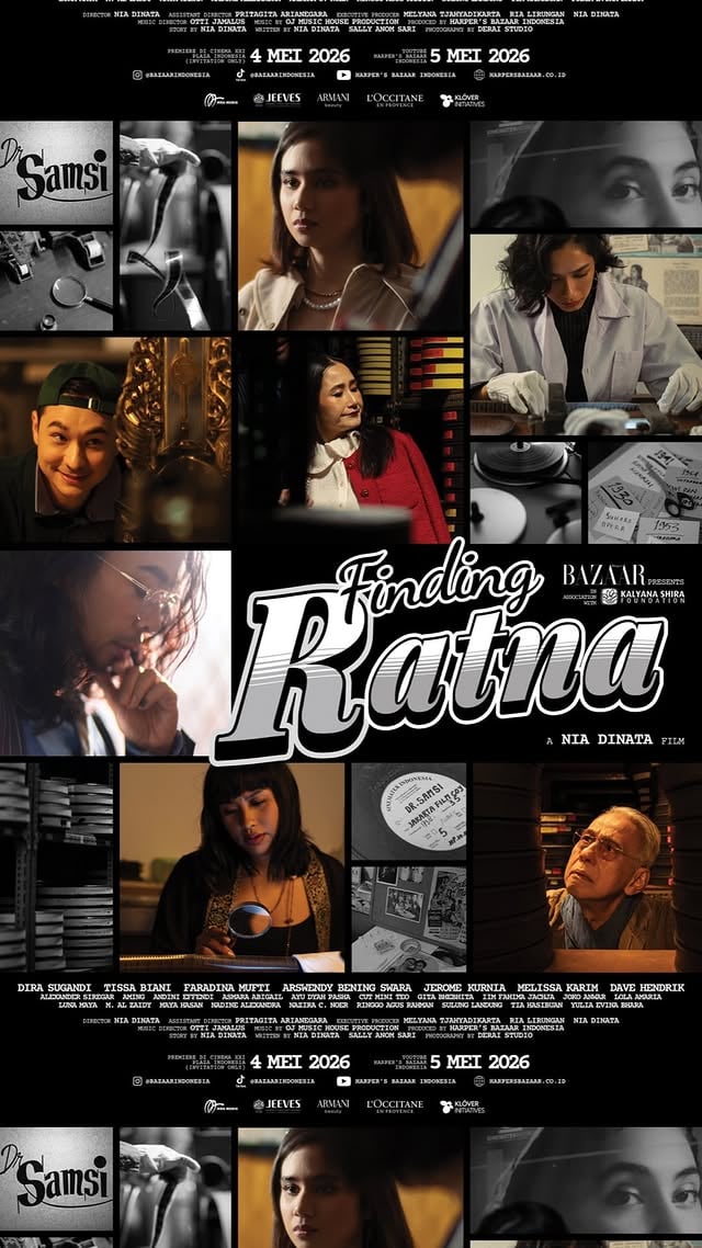 Mengintip di balik layar perjalanan sinematik yang merayakan sejarah perfilman Indonesia 🎬Di tahun keduanya, @bazaarindonesia kembali menghadirkan film pendek. Kali ini kolaborasinya dilakukan bersama @ibunia dan @melyana_tj . Kisah yang diangkat adalah tentang penelusuran jejak Ratna Asmara, sutradara perempuan pertama Indonesia.Dibintangi oleh @dirasugandi @tissabiani @faradinamufti @arswendybeningswara @jerompret @melissa_karim dan @davehendrik .A legacy, revisited frame by frame.Finding Ratna dapat disaksikan publik mulai tanggal 5 Mei hanya di YouTube Harper’s Bazaar Indonesia✨Video: @derai.studio / Editor: @jmhaslim @sadini @ericarifianda Director: Nia DinataScriptwriter: Nia Dinata & @salincioDirector of Photography: @revaldi_mSound Recordist: hasanudinbugoArt Director: @rcdfrxCostume Designer @michaelpondaagMake up & Hair: @iamqiqifrankyCasting Director @geofannytambunan Assistant Director: @pritagitaarianegara Line Producer: @keanayactProject Lead: @sophisticadit @yudithnk Post Producer: @keanayactAsst. Post Producer: @dindamca Motion Graphics: @de_bulsarqOffline Editor: @ahsan.andrianColor Grading: @klover.colour @klover.initiatives @yulia.post.stories Audio Post Facilities: @stubersofcMusic Director: @ottijamalusLocation: @sinematek_indonesia @flixcinema.id @ashtadistrict8 This project was made possible by many talented hands. Due to limited caption space, we can’t mention everyone here but rest assured, all contributors are fully credited in the film. Enjoy this BTS clip and stay tuned for the full version, coming soon to Harper’s Bazaar Indonesia’s YouTube channel.