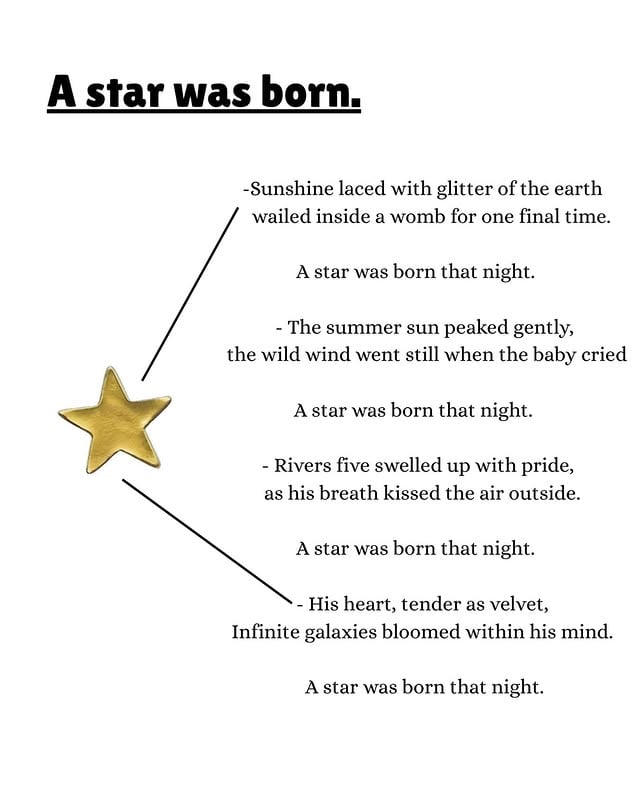 A star was born. by @tee_.writes