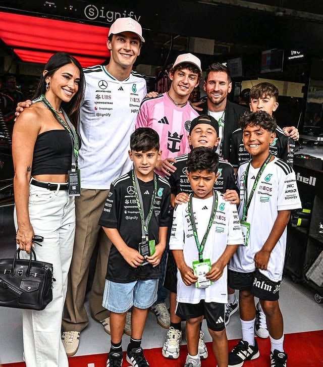 Kimi Antonelli & Messi’s family ❤️#kimiantonelli by @kimiantonellihq