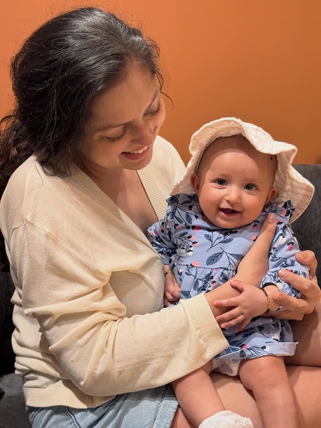 The best part to my life calls me MAMA ♥️Loving and learning motherhood everyday with you I love you soo much , thank you for choosing me 😘 by @dhamidrashti