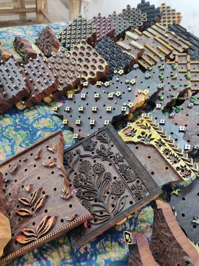 Build it up! Block by block, step by step! Custom design for block printing![craft, Jaipur, blockprinting, handmade, design] by @shambhavit