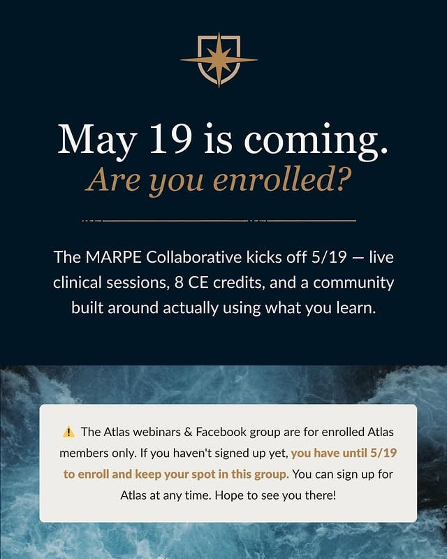 May 19 is coming.Atlas Forum officially begins with our first live clinical session: The MARPE Collaborative.This 8-session series is built for orthodontists who want practical education around transverse diagnosis, skeletal expansion, CBCT evaluation, MARPE, airway, and stronger clinical collaboration.Live sessions. 8 CE credits. Private community. Practical frameworks you can actually use.The Atlas webinars and Facebook group are for enrolled members only, so if you haven’t joined yet, now is the time.Enroll by 5/19 to keep your spot in the group.Learn more at the link in bio. by @odlortholab