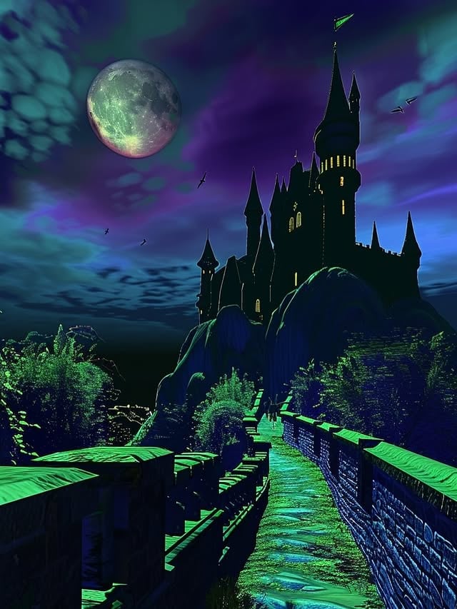 Dark Fantasy.#2000snostalgia #ps2 #dreamcore #liminalspace #medieval AI Generated by @en4ria