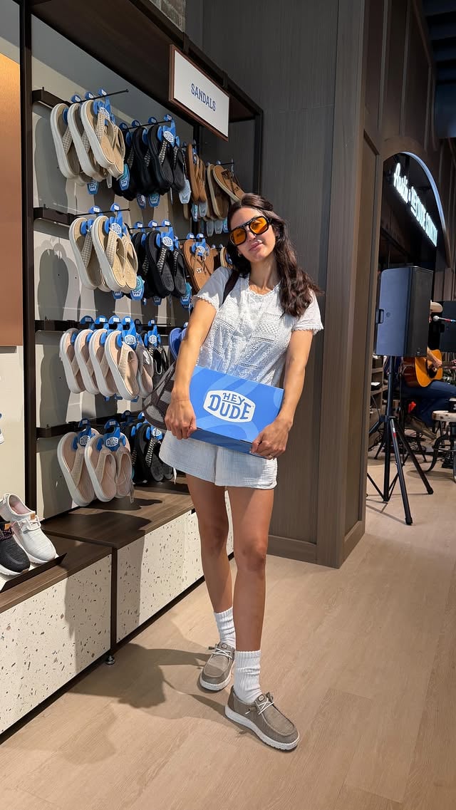 What we’ve all been waiting for! Come check out the new @heydude store on South Congress that just opened up this weekend! Easy on/off lightweight shoes for the whole fam! #HEYDUDEXAUSTIN #HEYDUDEpartner #AD by @therealpaigedanielle