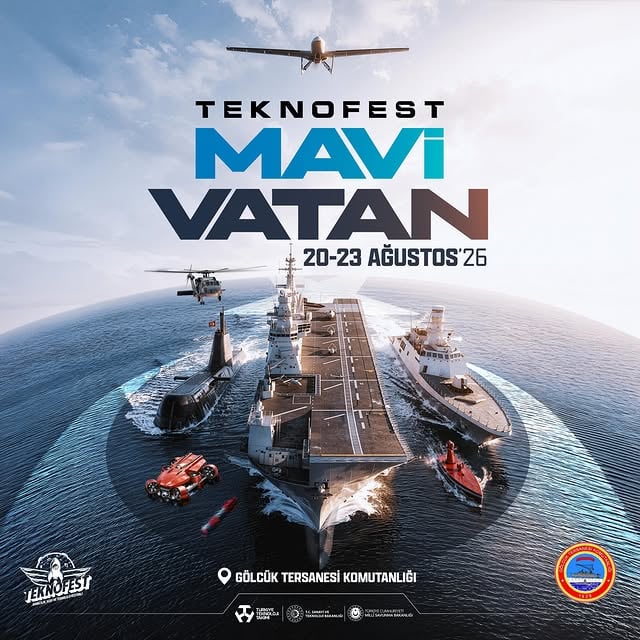 Yeni Deryalara Yelken Açma Vaktimiz Yaklaşıyor! 🌊🚢#TeknofestMaviVatan için şimdiden plan yapmayı unutmayın. ⚓️ 20-23 Ağustos 2026 | Gölcük Tersanesi KomutanlığıThe time to set sail for new horizons is drawing near! 🌊🚢Don’t forget to start making your plans for #TeknofestBlueHomeland.⚓️ August 20–23, 2026 | Gölcük Naval Shipyard Command by @selcuk79
