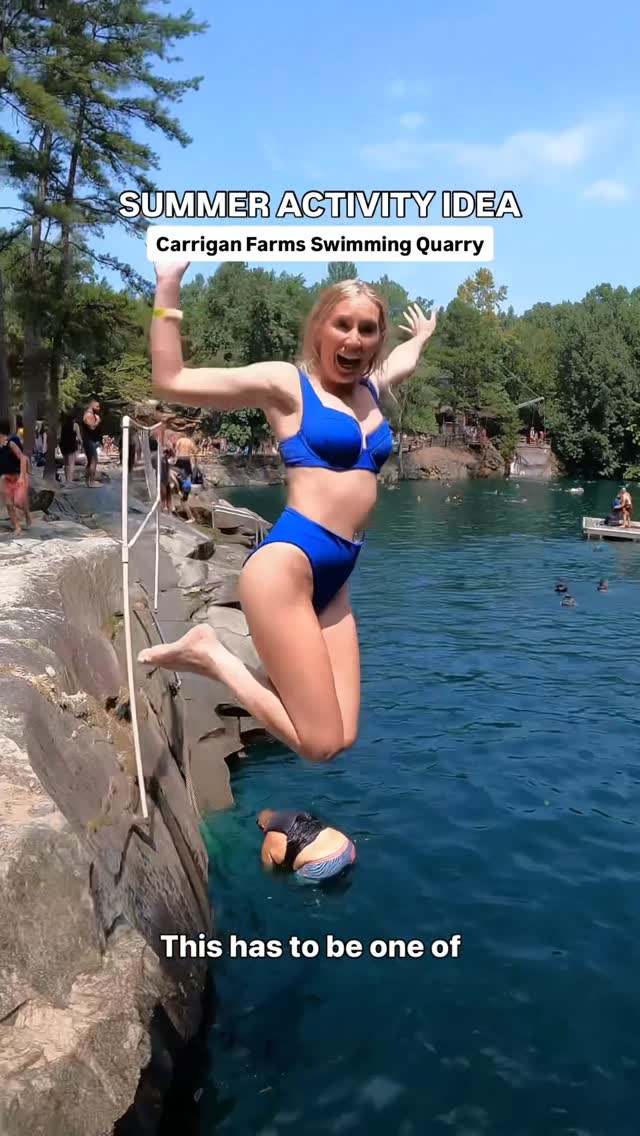 Top thing to do this summer in North Carolina!📍 @carrigan_farms Mooresville, NC 30 minutes north of Charlotte, NC⚠️ What to know before you go!*Reservations required online (no walk-ins)*Open now - Labor DayBring CASH for foodLife vest required unless on-site swim test is passedLifeguards on dutyOn-site dining with burgers, pizzas snacks, drinks, and soo much more$5 off coupon to on-site restaurantMust meet pull up requirements for rope swing All ages (under 12 must be with adult)No outside food, drinks, alcohol, or pets#northcarolina #charlottenc #clt #ncoutdoors #lakenorman Charlotte nc summer activitiesCharlotte nc family activitiesUnique North Carolina activitiesCool spots in North Carolina by @carrigan_farms