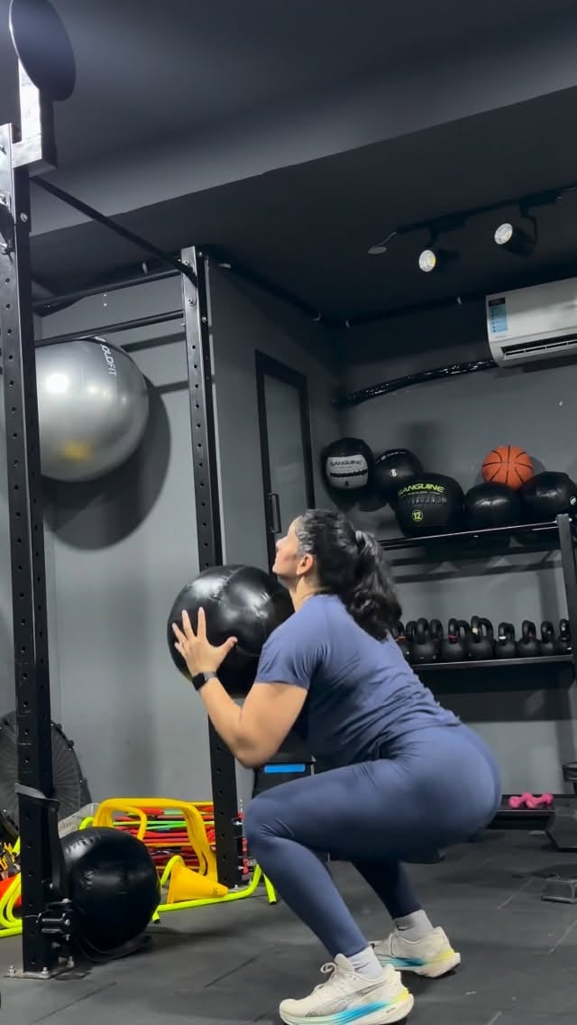 Be stronger than ur excuses 😎💪 #fitness #instafit #workout #hyrox #strength by @kajalexplore_fit