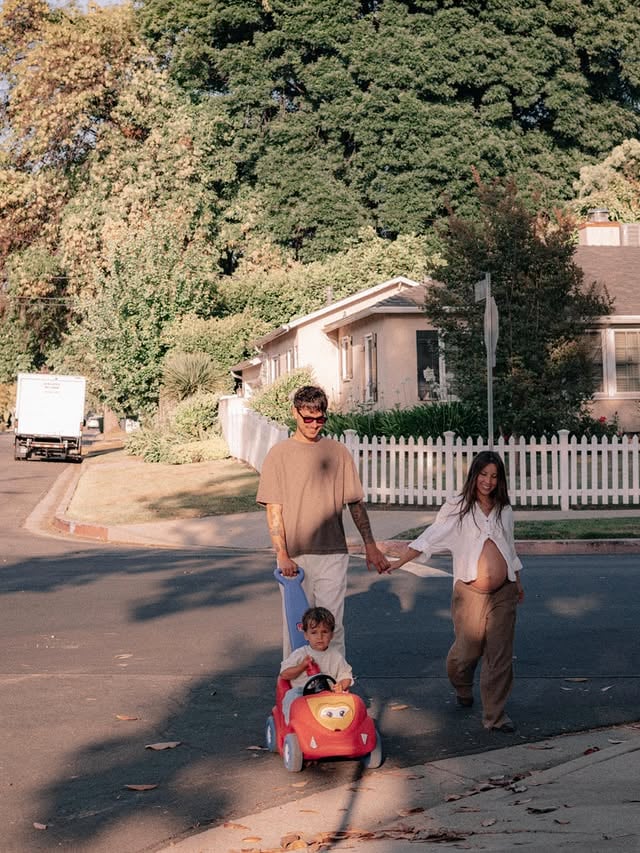 Walks w/ my boys 🩵🩵🩵..—photos by my sweetest friend @emmabassill by @ayla_woodruff