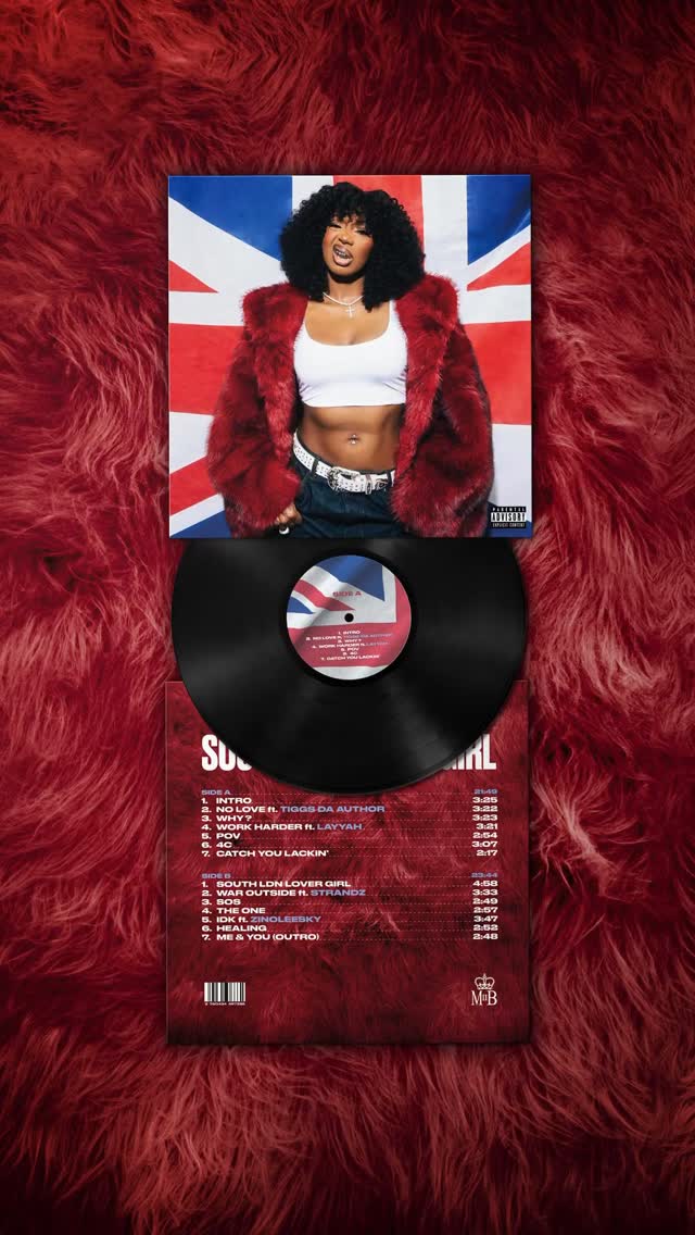 The people asked so I delivered!! The ‘SOUTH LDN LOVER GIRL’ vinyls are available for pre-order now!! (Link in bio) These are limited edition so get yours before it’s too late and I might have something special for the first few people that purchase 🤔 love you guys down! 💋❤️ #southldnlovergirl #msbanks #vinyl by @msbanks