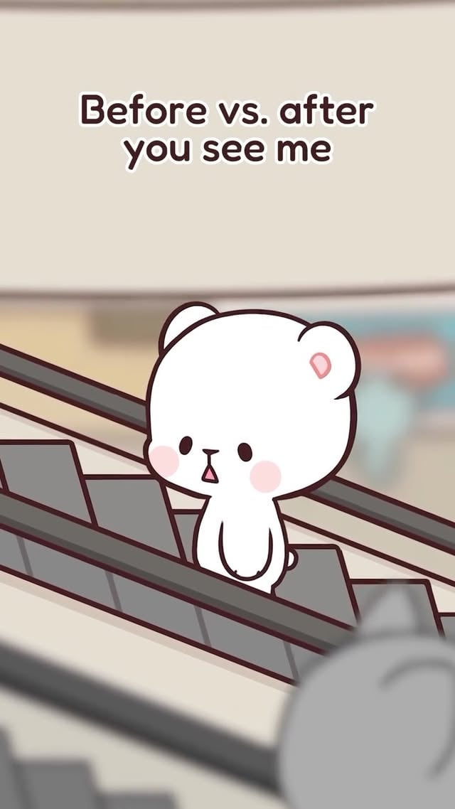There you are! ❤️---Feel free to tag your favorite person! 💕---Follow 👉 @milkmochabear for more comics and reels ❤⚠️ Credit by mention us in first line of caption if repost, no credit/hidden credit = report ⚠️🚫Do not edit our pics/do not remove our watermark/do not replace our watermark & do not add other name!🚫#milkmochabear #bearcouple #milkandmocha #reelsinstagram by @milkmochabear