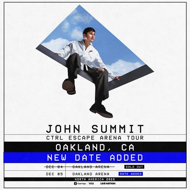 Second show added on December 5. Tickets on sale at 10:00am. by @oaklandarena