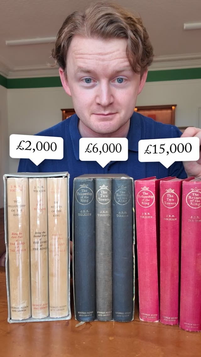 £2,000 vs £15,000 Lord Of The Rings by @tomwayling