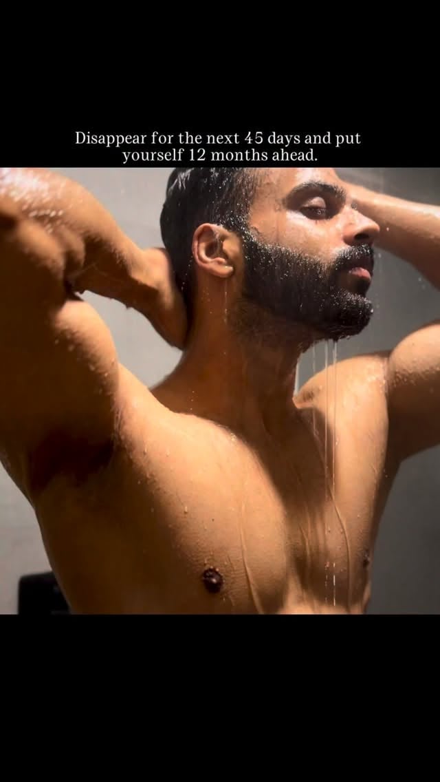 Disappear for the next 45 days....#indore #lifestyle #grwm #gymmotivation #gym by @aadi_k70