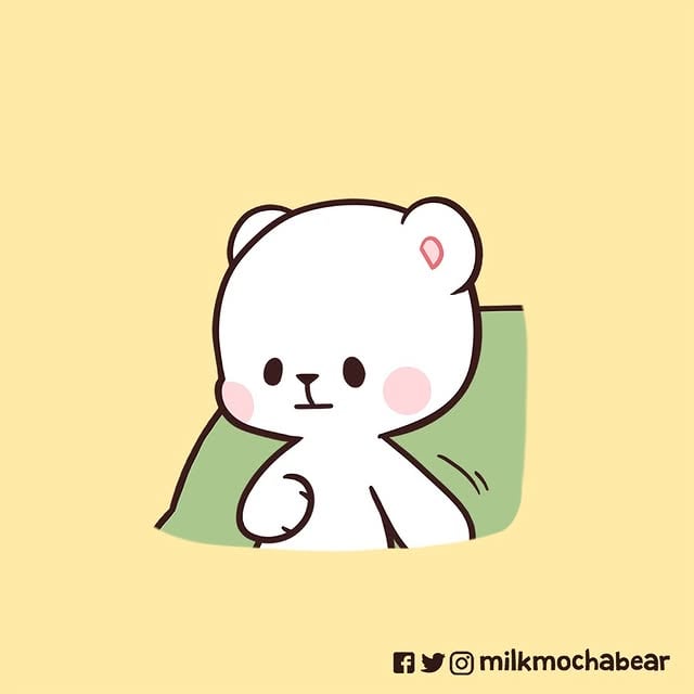 Ugh!---Feel free to tag someone who would react like Milk! --- Follow 👉 @milkmochabear for more comics ❤ ⚠️ Credit by mention us in first line of caption if repost, no credit/hidden credit = report ⚠️ 🚫Do not edit/do not remove our watermark/do not replace our watermark with other name!🚫 #milkmochabear #comic #comicstrip #bearcouple #milkandmocha by @milkmochabear