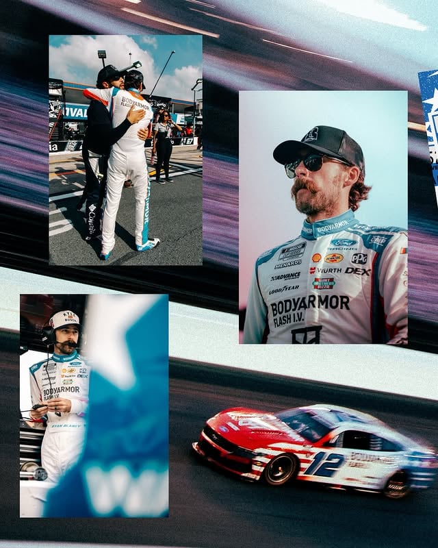Appreciate the 12 team sticking with it on a very long and emotional weekend. We came away with some good points on the day and we will carry that momentum heading into Nashville. Thank you to all of our partners and fans for supporting us this and every week. by @ryanblaney10