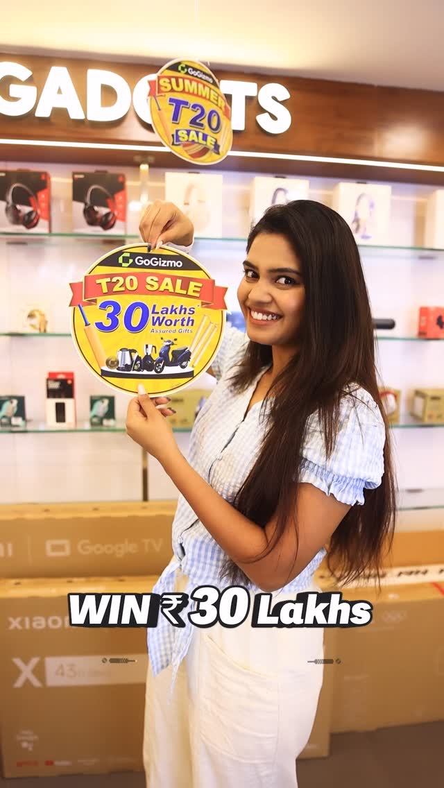 🔥 Namba GoGizmo Summer T20 Sale Start Ayiduchu! 🔥 💥Indha deal ah miss panidathinga 💥🎡 Spin & Win Assured Gifts worth ₹30 Lakhs:Gold Coin 🪙 | 🏍️ Bike / Scooter worth ₹1 Lakh |Headphones | Smartwatch | Mixer | Kettle | Iron Box | Speaker | Powerbank | TWS Buds 🛡️ 18 Months Warranty on Mobiles & Tablets📱 Lenovo Tablets – FREE Wireless Keypad + SmartPen 💸 Special Prices:Feature Phone – ₹799Temper Glass – ₹49Earbuds – ₹299Powerbank – ₹499🎁Buy any Tablets and get temper and backcase free (Except Moto) 📍 Available in Chennai & Madurai:Chennai:Kilpauk | Kolathur | Perungudi | West Tambaram | Velachery | Ambattur | Doveton | Anna Nagar | Minjur | Alwarthirunagar | Mogappair West | Kodambakkam | Tiruvottiyur | Madipakkam | Palavakkam | Tambaram | Pallavaram | Perambur | Ashok Nagar | Kelambakkam | Perambur | Old WashermenpetMadurai:Anna Nagar | North Veli Street👉 Visit your nearby store now & grab the offer! 🚀 by @pranikadhakshu