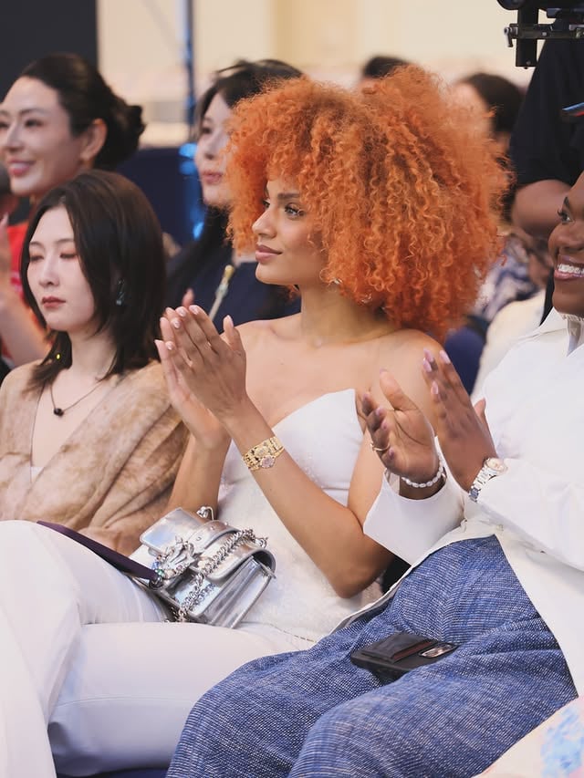 At Cannes, beyond the lights and red carpets, there are also meaningful conversations.Grateful to have joined @listentoherparole 2026 alongside inspiring women from around the world to discuss representation, influence and the importance of owning our narratives ✨A moment filled with purpose, connection and inspiration. by @aliciaaylies