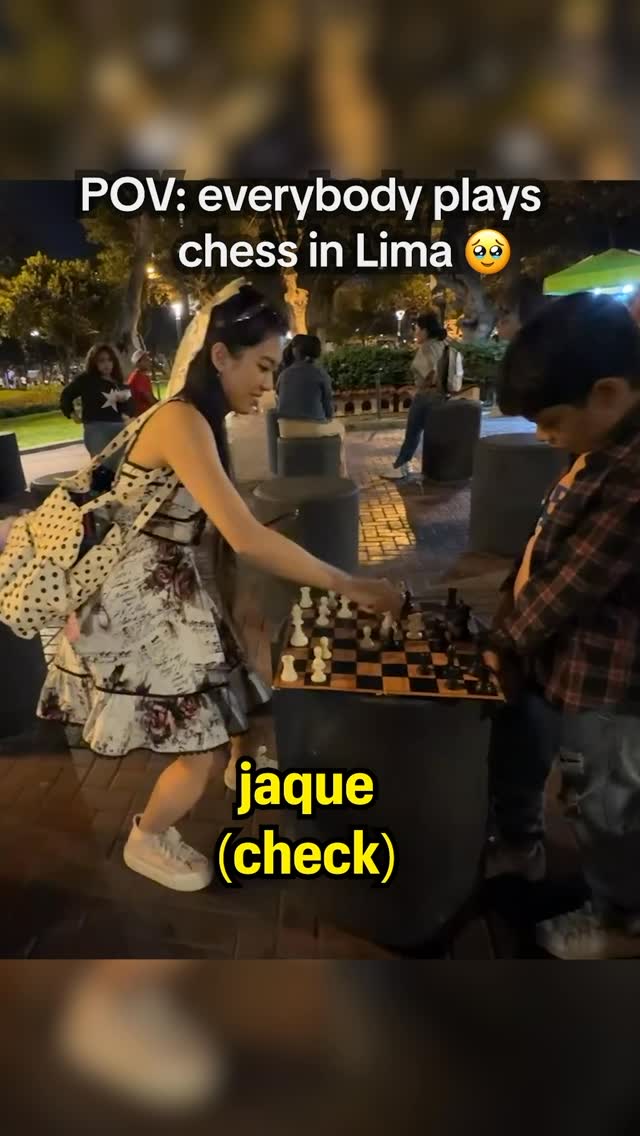 daily dose of wholesome 🫶🏼#peru #lima #chess #nemo #streamer by @nemochess