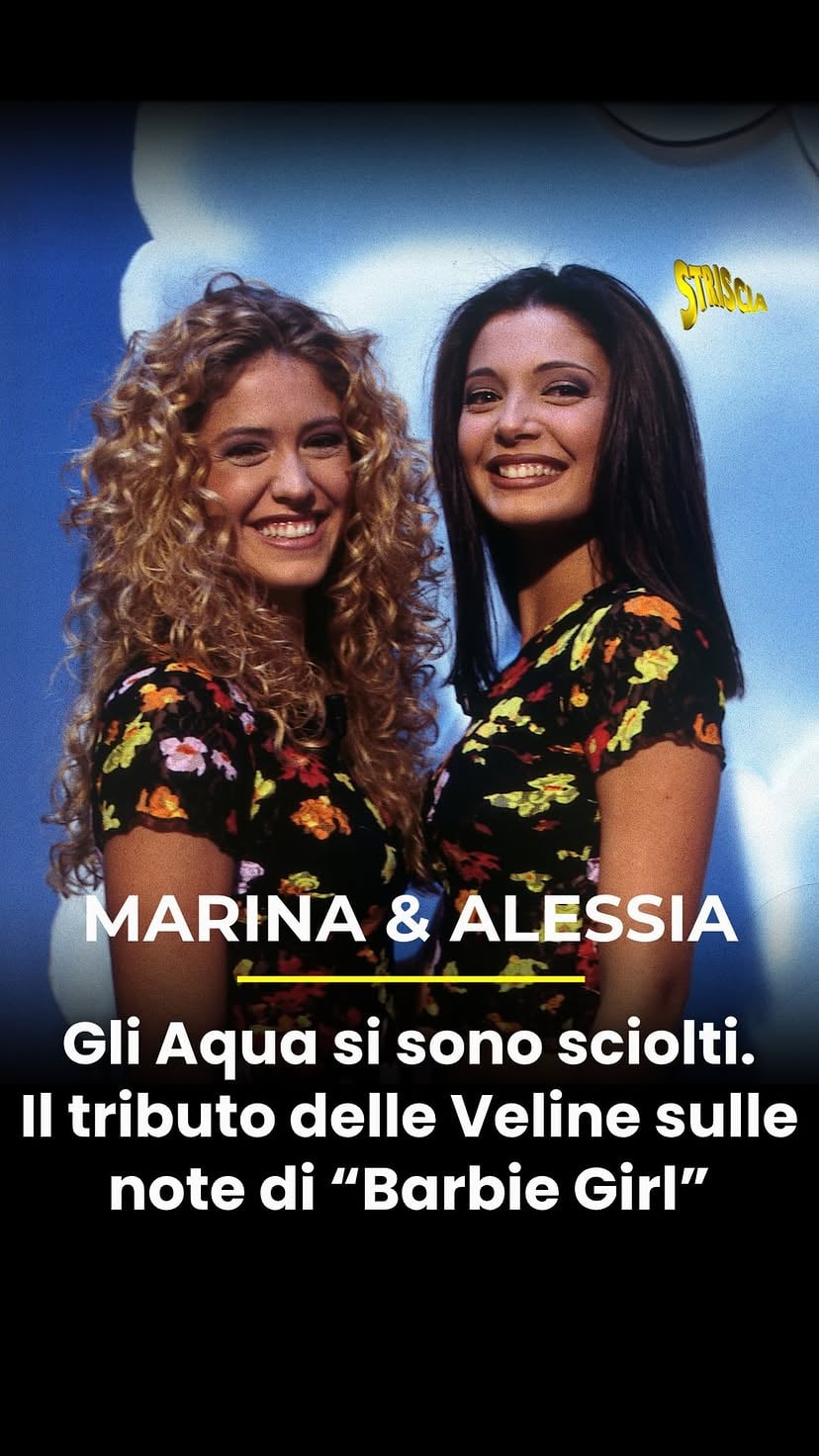 Gli Aqua si sono sciolti. Il tributo delle Veline sulle note di “Barbie Girl”
Guarda il video al link in bio 
#Striscialanotizia #Aqua @marina_graziani @alessiamanciniofficial