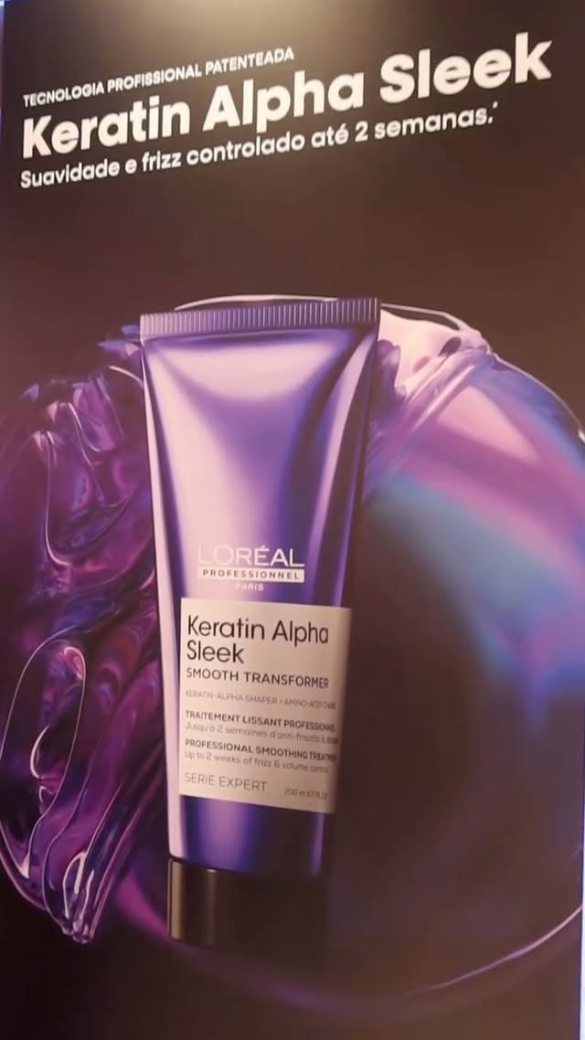 Fui conhecer a nova gama Keratin Alpha Sleek da L’Oréal Professionnel com a @lorealpro e a @wells_oficial 💜 #SOSfrizz #pub by @margarida.castro