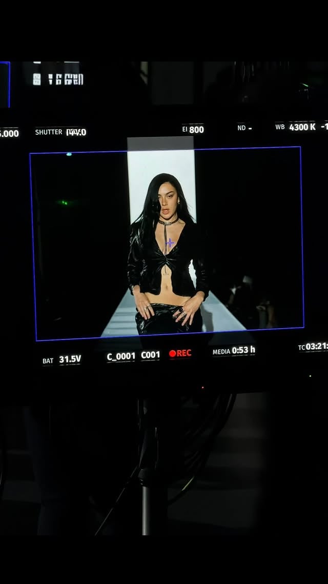 the making of “SS26” shot by my fav person @loicprigent! watch nowwww <3 by @charli_xcx