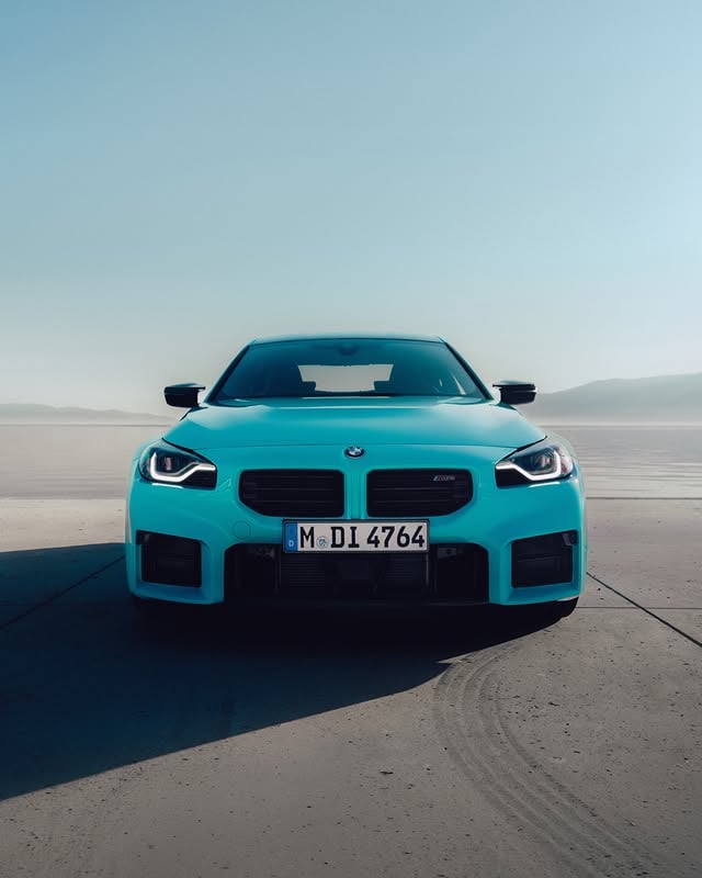 Welcome to the M xDrive family. Ultimate driving performance on any road surface. The new BMW M2 with M xDrive. #BMW #BMWM #MPower Paint finish shown: BMW Individual special paint Borusan Turkish Blue. BMW M2 with M xDrive. Mandatory information according to German law ‘Pkw-EnVKV’ based on WLTP: energy consumption combined: 10.4-10.3 l/100 km; CO₂ emissions combined: 235-233 g/km; CO₂ class(es): G. by @bmwm