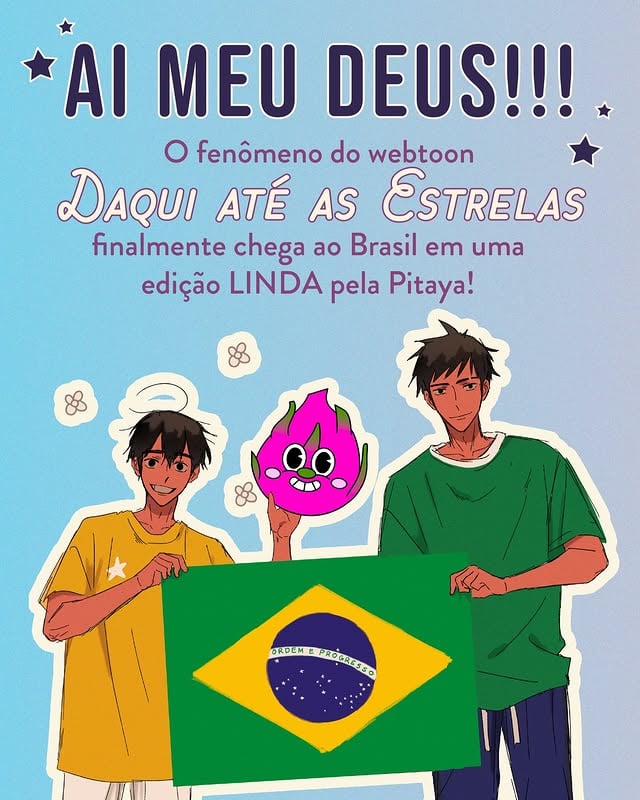 Se você ama K-dramas, romances açucarados, vizinhos que se apaixonam, grumpy vs. sunshine... eu tenho CERTEZA que vocês vão amar Daqui até as estrelas! ✨A pré-venda já está LIBERADA e acompanha brindes limitadíssimos! CORREEEE! 🏃-----If you love K-dramas, sweet romances, neighbors-to-lovers, grumpy vs. sunshine... I'm 100% sure you're going to fall in love with To the stars and back! ✨ LINKS IN BIO#tothestarsandback #ttsab #bl #graphicnovel #comic by @pegl0
