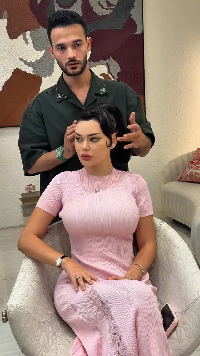 🫶🏼🌸🌸..... ..o. #dubai🇦🇪 #hair #haircut