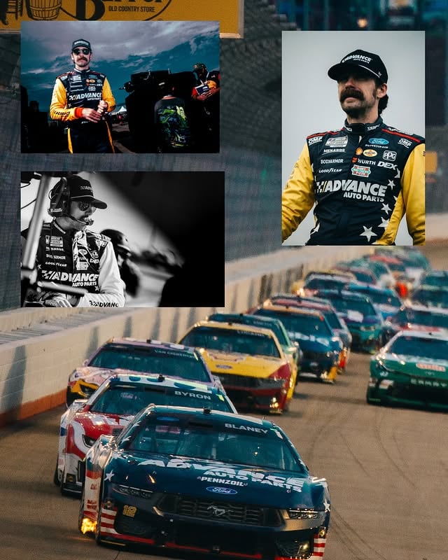 Thank you to @advanceautoparts for a great weekend. It was a good show in Nashville. We came away with some valuable points and a Top 10. Come see us in Michigan. @fordracing @team_penske by @ryanblaney10