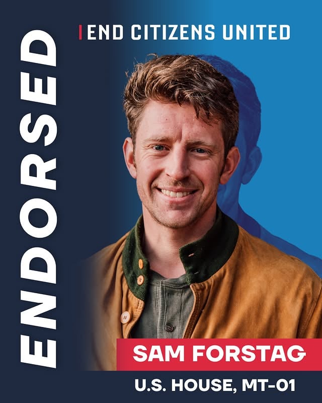 🚨ENDORSEMENT ALERT🚨 We’re excited to endorse @samforstag for MT-01. As a member of #unrigwashington, Sam understands that corruption is at the root of rising costs and is committed to putting Montana voices first. We look forward to helping him win in November. by @samforstag